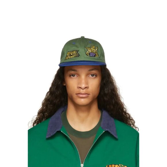 NWT Brain Dead x Them Skates Homie 6 Panel Cap, Green, Size: UNI - Picture 1 of 5